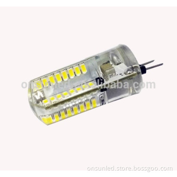 Silicone 3014 smd 1.5W 3W LED G4 DC12V, g4 12V AC/DC,220V G4 LED